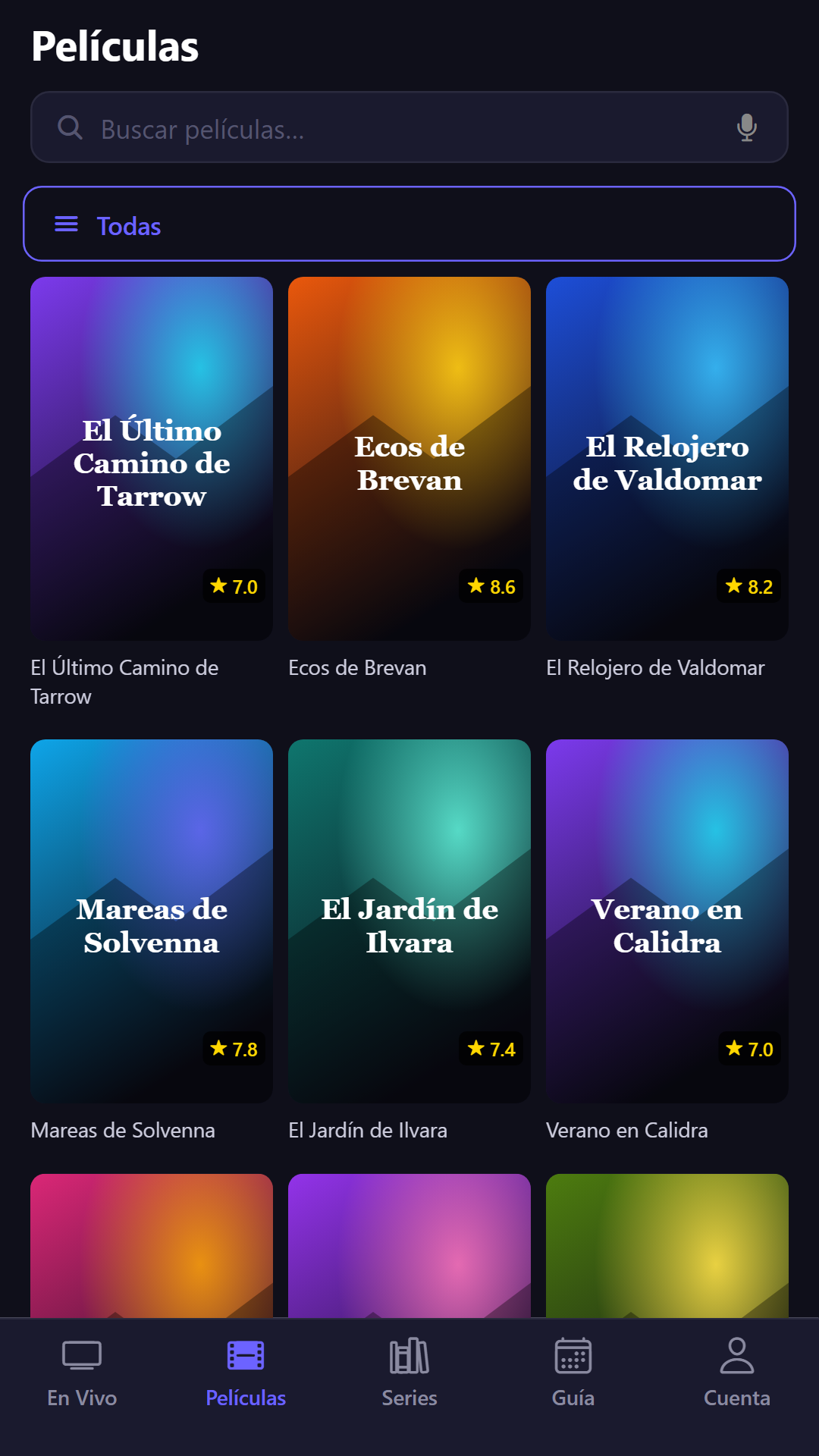 Películas